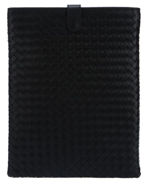 Bottega Veneta Woven iPad Case in Black for Men | Lyst