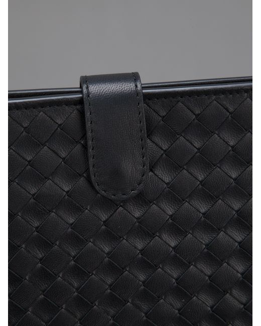 Bottega Veneta Woven iPad Case in Black for Men | Lyst