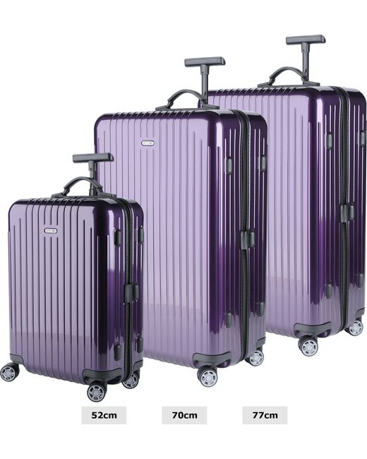 Rimowa Purple Salsa Air Four Wheel Suitcase 70cm for men
