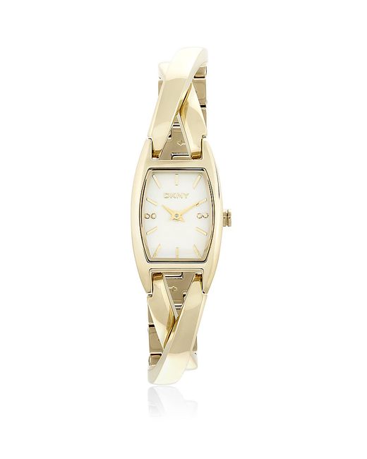 DKNY Metallic Twist Bracelet Watch