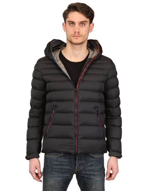 Ai Riders On The Storm Total Zip Up Nylon Down Jacket in Ai Riders On The Storm Total Zip Up Nylon Down Jacket in