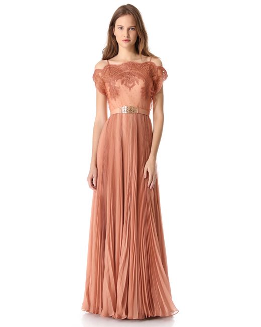 Catherine Deane Pink Peony Gown