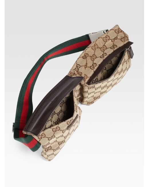 Gucci Original Gg Canvas Belt Bag in Natural | Lyst