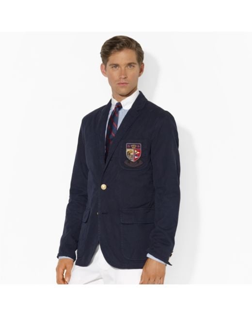 Polo Ralph Lauren Blue Three-button Crest Sport Coat for men