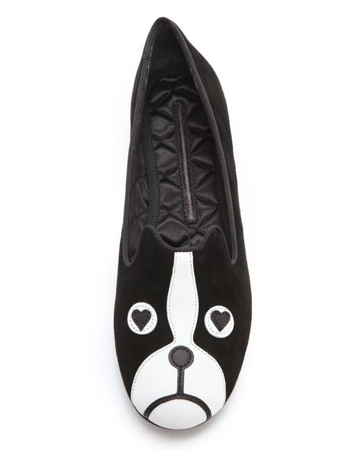 Marc By Marc Jacobs Dog Loafers in Black | Lyst