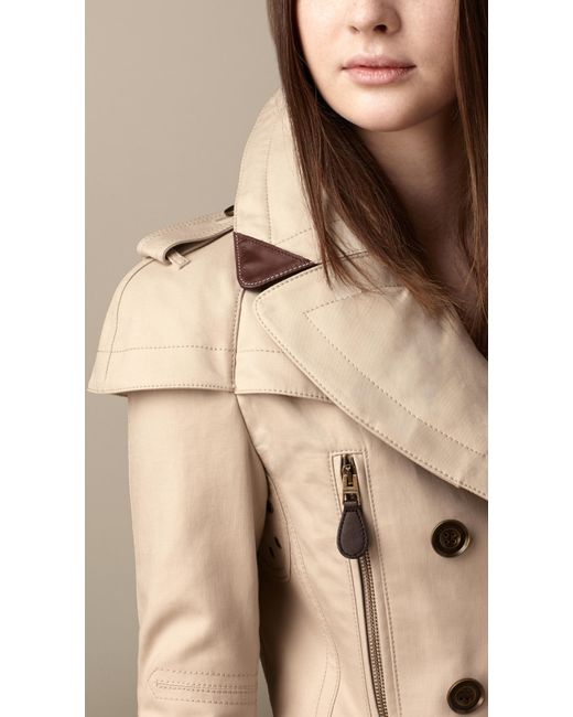 ジャケット BURBERRY COTTON TRENCH JACKET Bonded Cotton Trench Jacket in Sail - Men | Burberry® Official