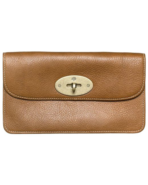 Mulberry Brown Long Locked Purse