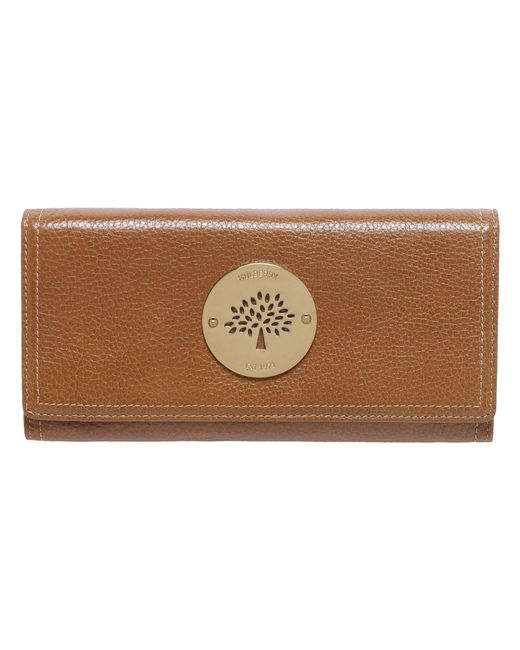 Mulberry Brown Daria Continental Wallet