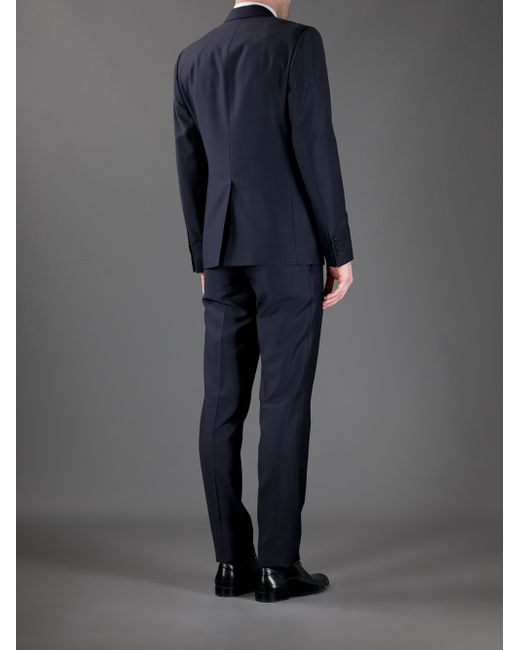 Dolce & Gabbana Martini Suit in Blue for Men | Lyst