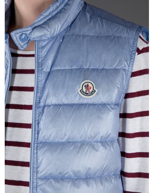 Moncler gui gilet clearance blue