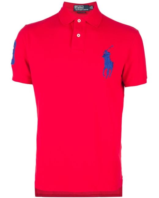 Polo Ralph Lauren Polo Shirt in Red for Men | Lyst