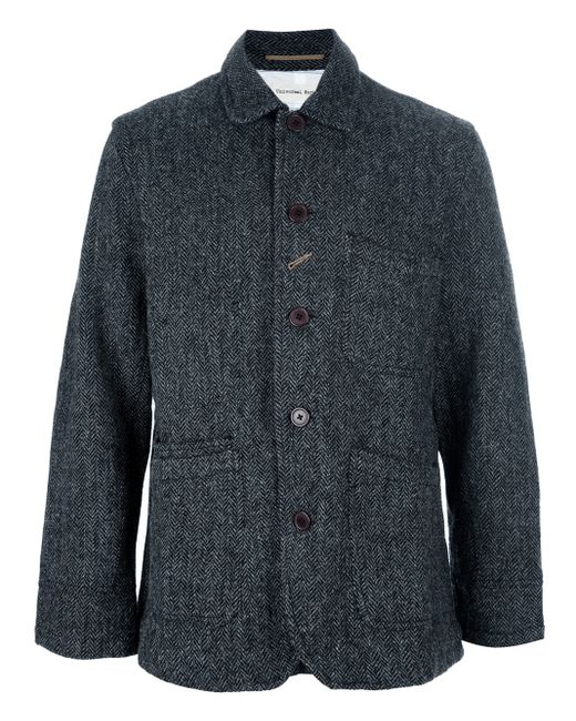 Universal Works Bakers Herringbone Jacket in Grey (Gray) for Men | Lyst