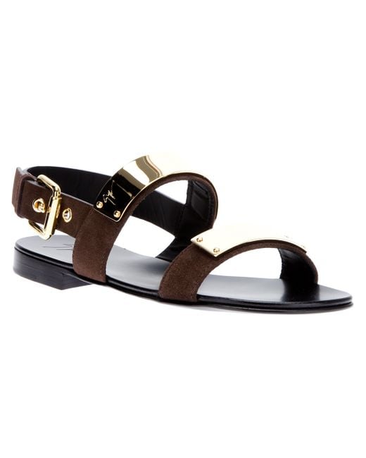 Giuseppe Zanotti Brown Zak Sandal for men