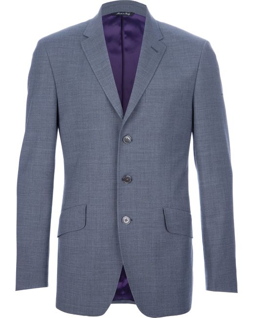 Paul Smith Abbey Slim Three Button Suit in Grey (Gray) for Men | Lyst