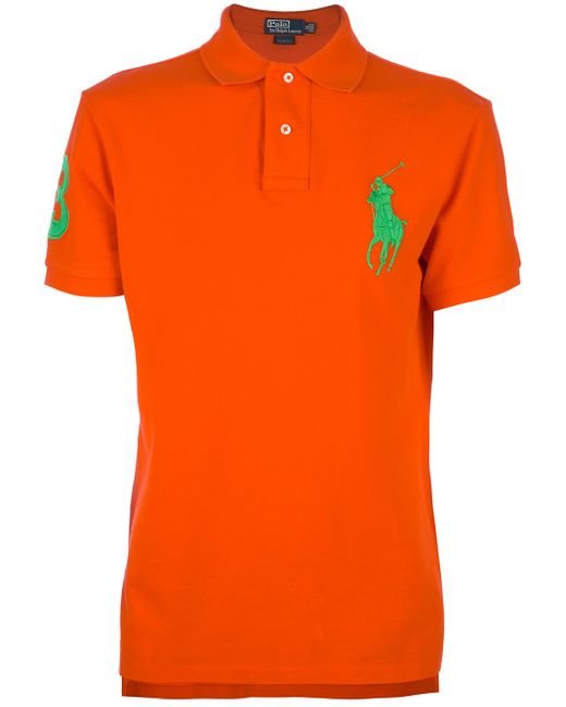 Polo Ralph Lauren Orange Logo Polo Shirt for men