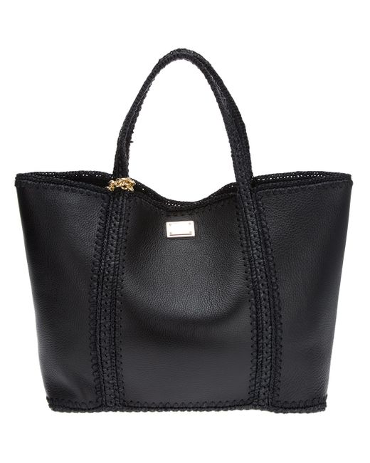 Dolce & Gabbana Black Miss Escape Tote Bag