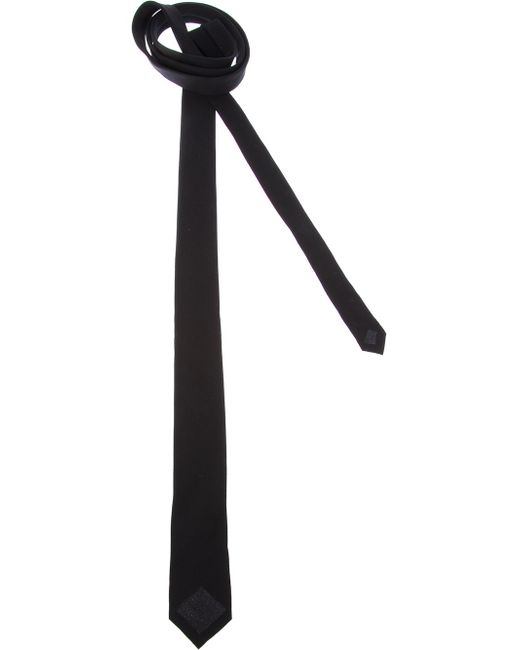 Saint Laurent Black Skinny Tie for men