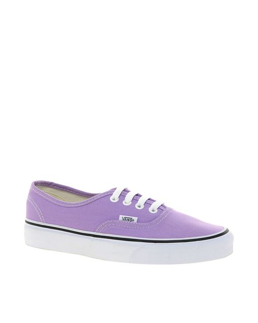 Vans Purple Authentic Lilac Trainers