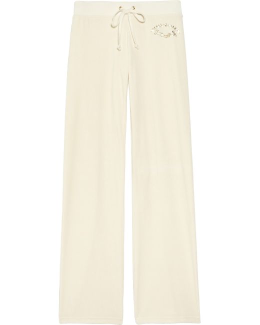 Juicy Couture Natural Velour Track Pants