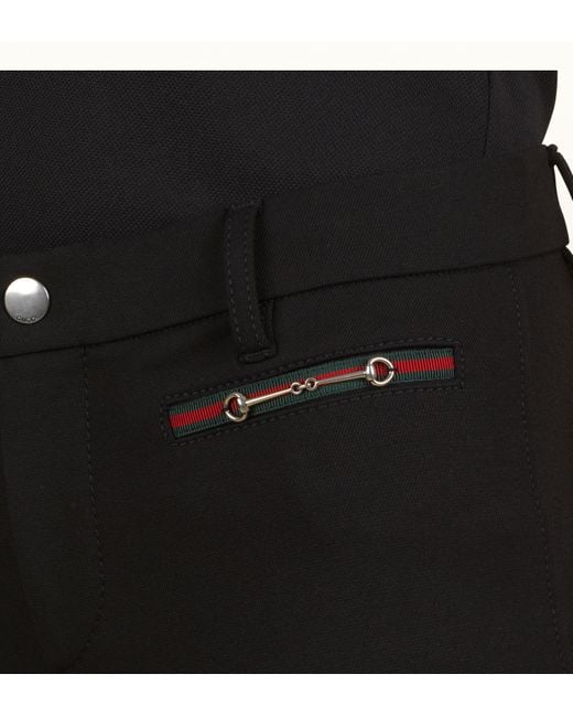 Gucci Black Riding Pant From Equestrian Collection