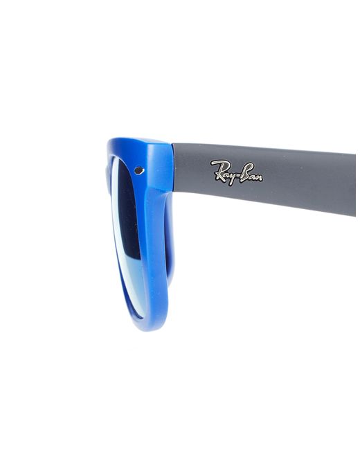 Ray-Ban Folding Wayfarer Sunglasses in Blue for Men | Lyst