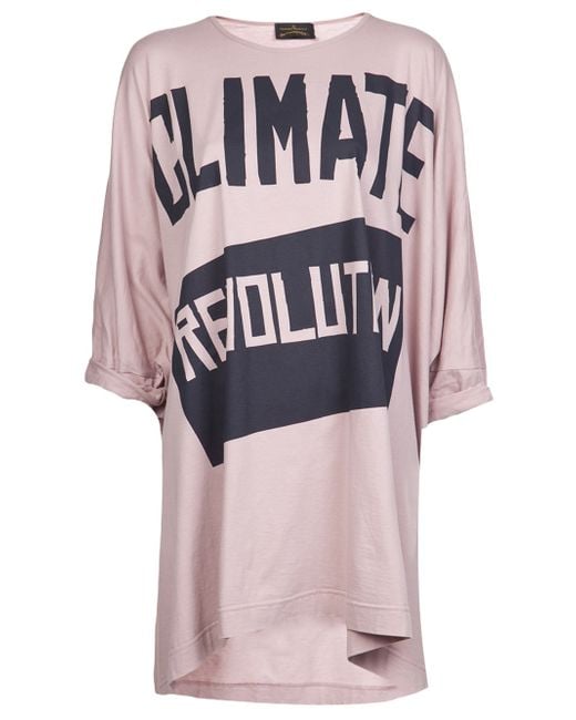 Vivienne Westwood Anglomania Gray Climate Revolution Elephant Tshirt