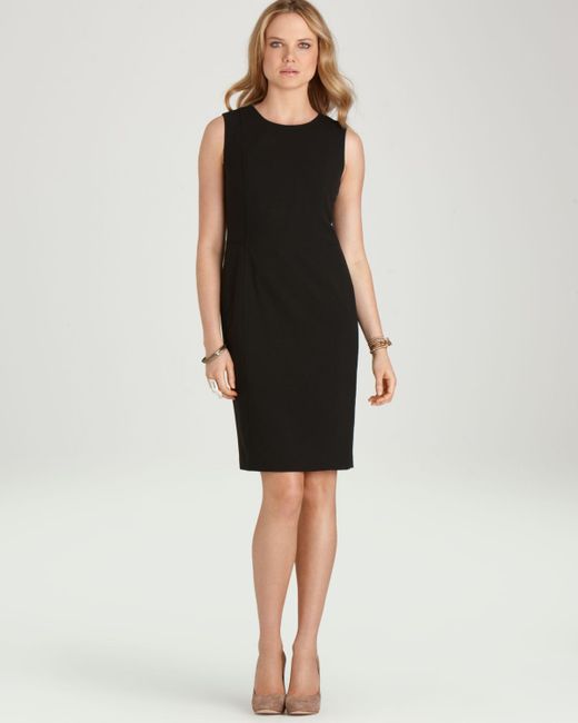 Calvin Klein Sheath Dress in Black | Lyst