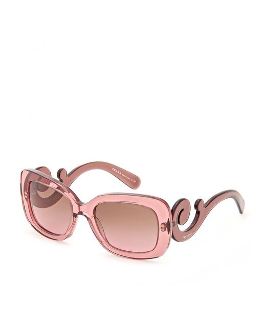 Prada Pink Minimal Baroque Sunglasses