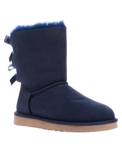 UGG Blue Bailey Bow Boot