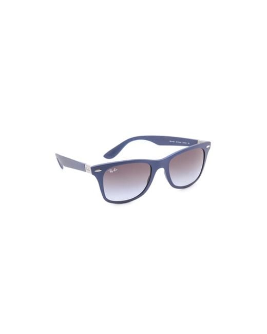 Ray-Ban Blue Light Force Matte Wayfarer Sunglasses
