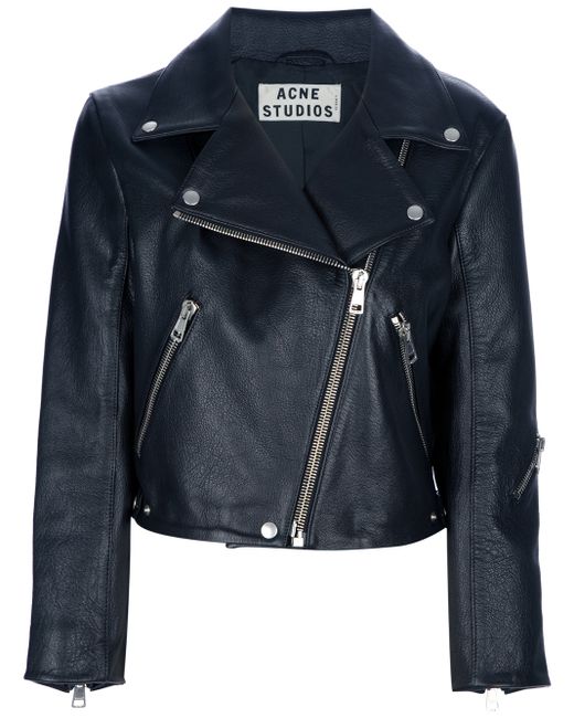 Acne Studios Black Rita Leather Jacket