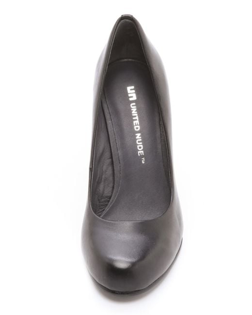 United Nude Eamz Invisible Heel Pumps in Black | Lyst