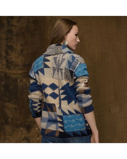 Denim & Supply Ralph Lauren Patchwork Shawl Cardigan | Lyst