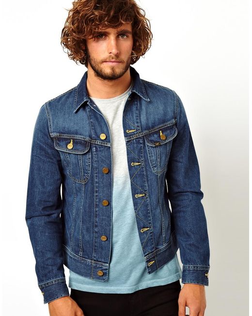 Lee Jeans Denim Jacket Rider Slim Fit 