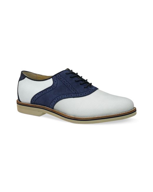 G.H. Bass & Co. White Bass Burlington Plain-toe Saddle Shoes for men