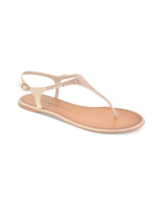 Chinese Laundry Natural Game Show Flat Thong Sandals