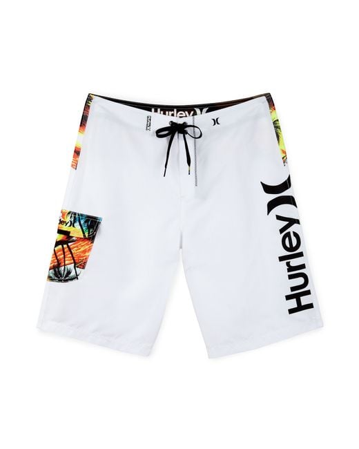 Hurley white shorts best sale