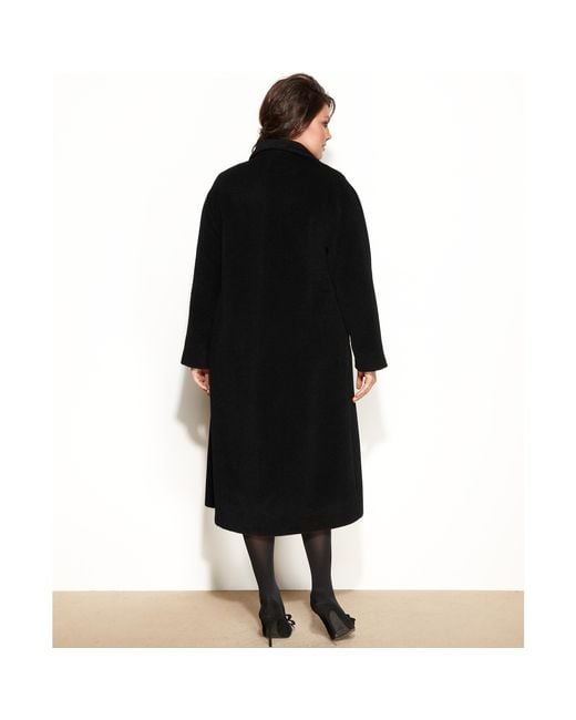 Jones new york faux fur walker coat discount