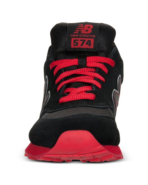 New balance 574 rot schwarz on sale