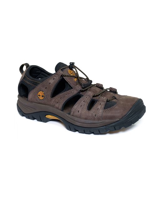 Timberland Brown Belknap Leather Sandals for men