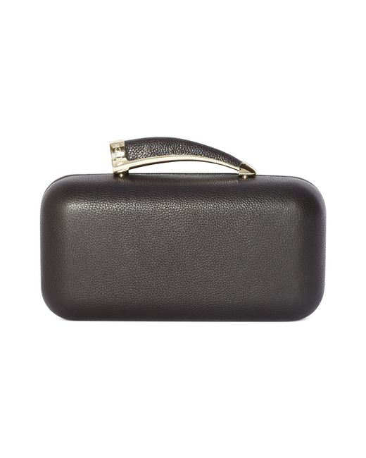 Vince Camuto Black Horn Clutch