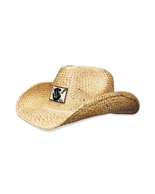 Quiksilver Natural Ranger Patch Cowboy Hat for men