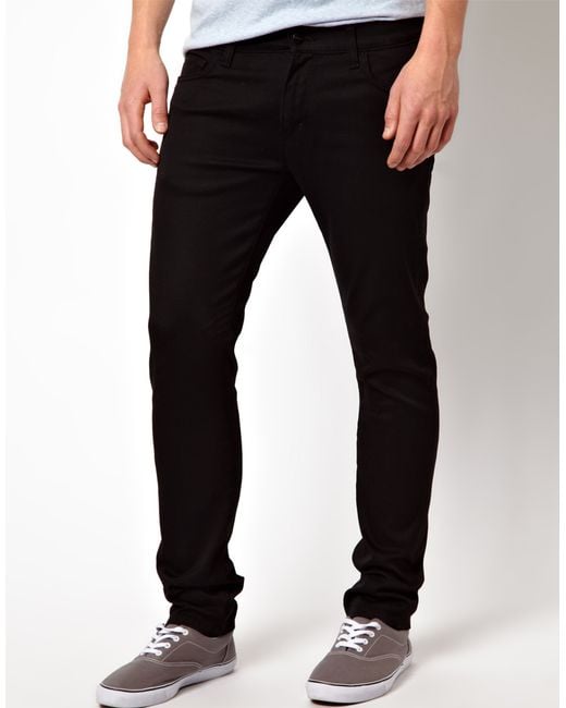 Carhartt Jeans Rebel Skinny Fit Black Rinse for men