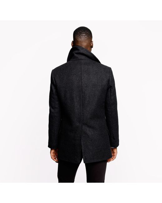 J crew dock peacoat store
