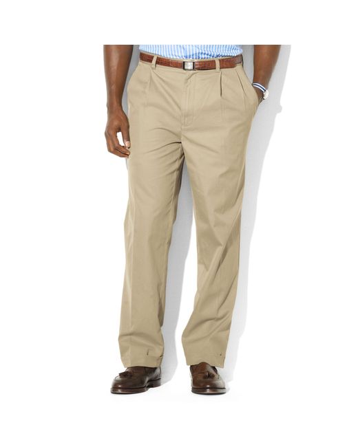 Ralph Lauren Natural Hammond Westport Chino Pleated Pants for men