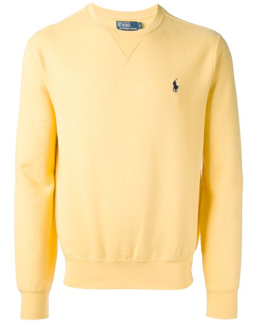 Polo Ralph Lauren Yellow Crew Neck Sweatshirt for men