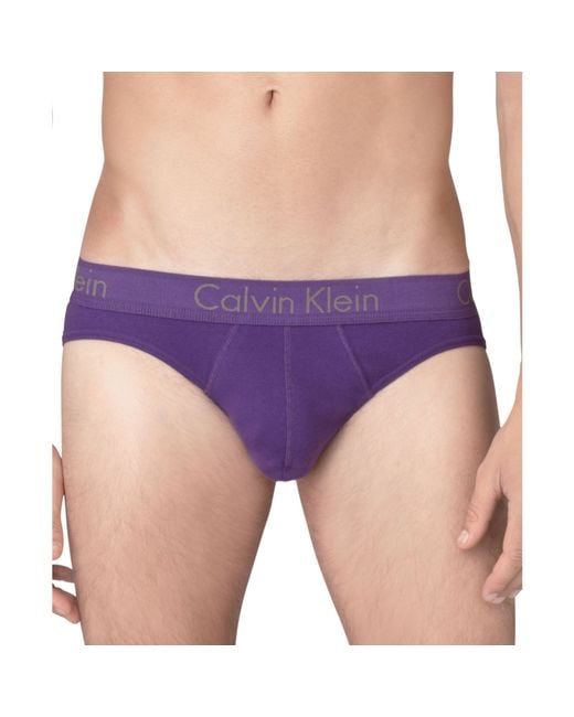 Calvin Klein Purple Body Hip Brief for men