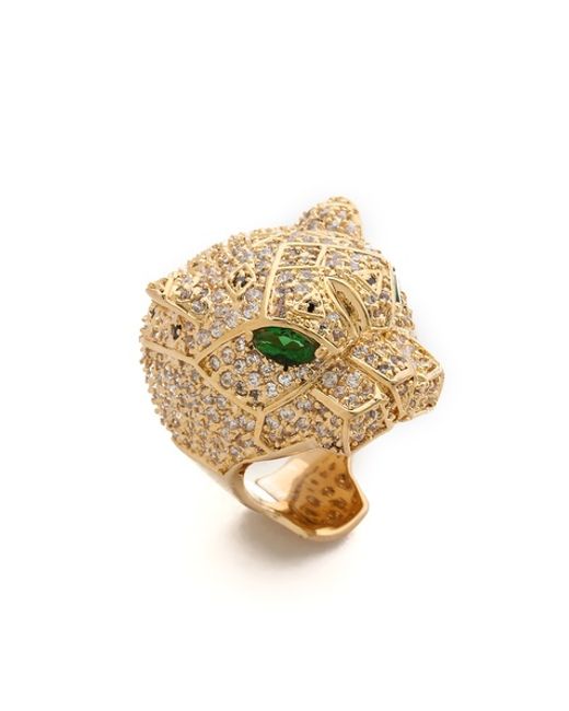 Noir Jewelry Metallic Jaguar Ring