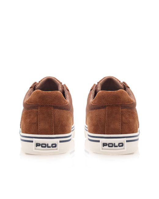 Polo Ralph Lauren Hanford Suede Sneaker in Brown for Men | Lyst Canada
