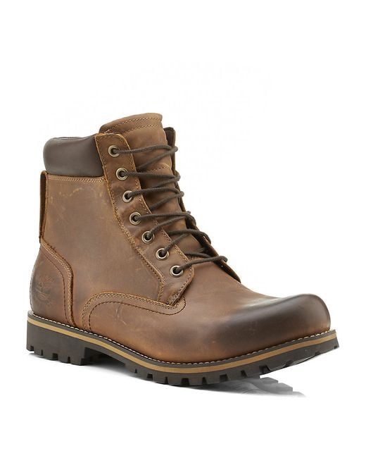 rugged waterproof ii 6 inch boot for men in brown
